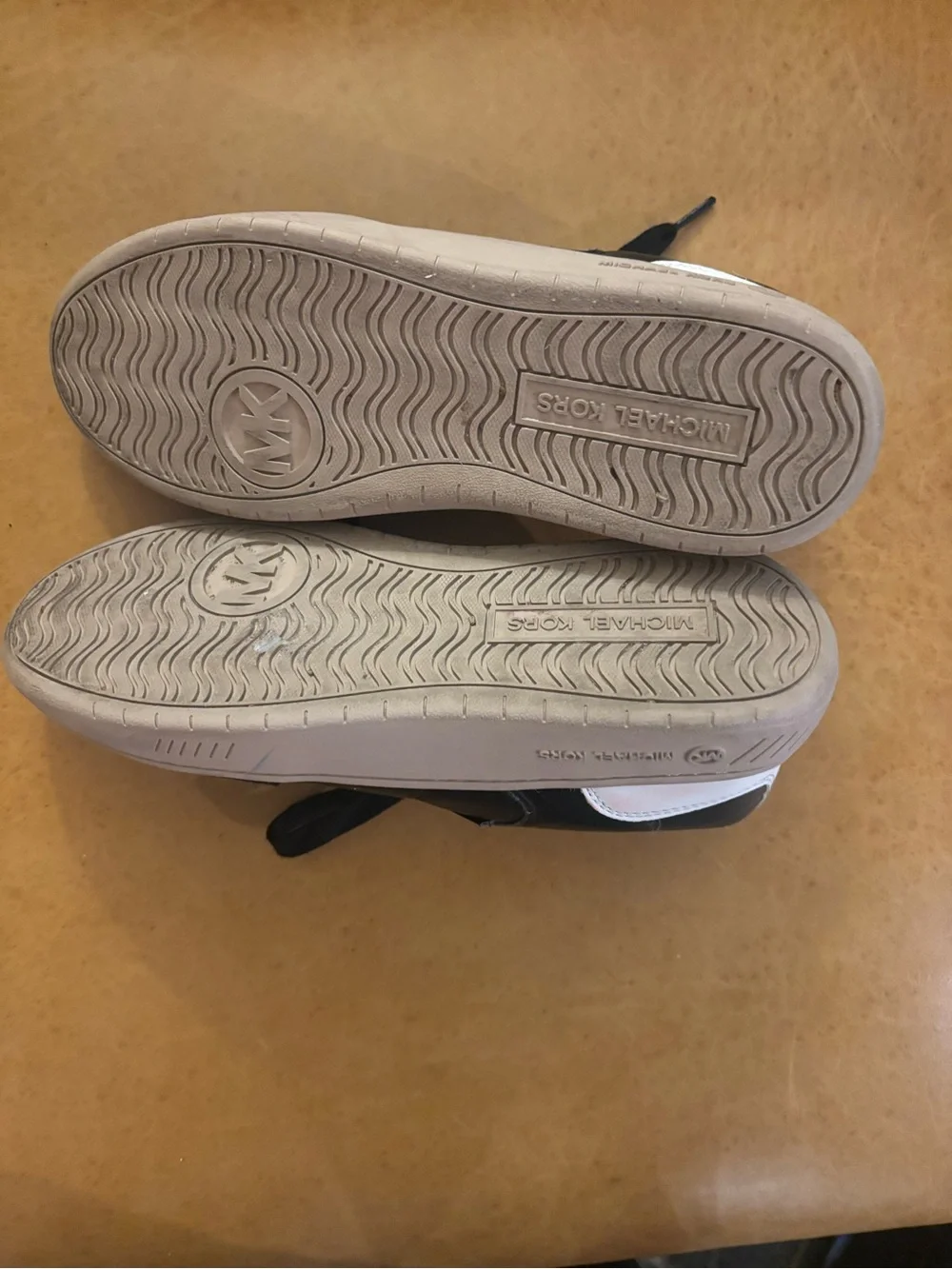Michael Kors Black and White Low-Top Sneakers